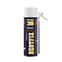 Піна монтажна ручна під трубку 500 мл всесезонна 35 л вихід піни BestFIX Universal