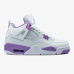Баскетбольні кросівки Jordan 4 Purple White