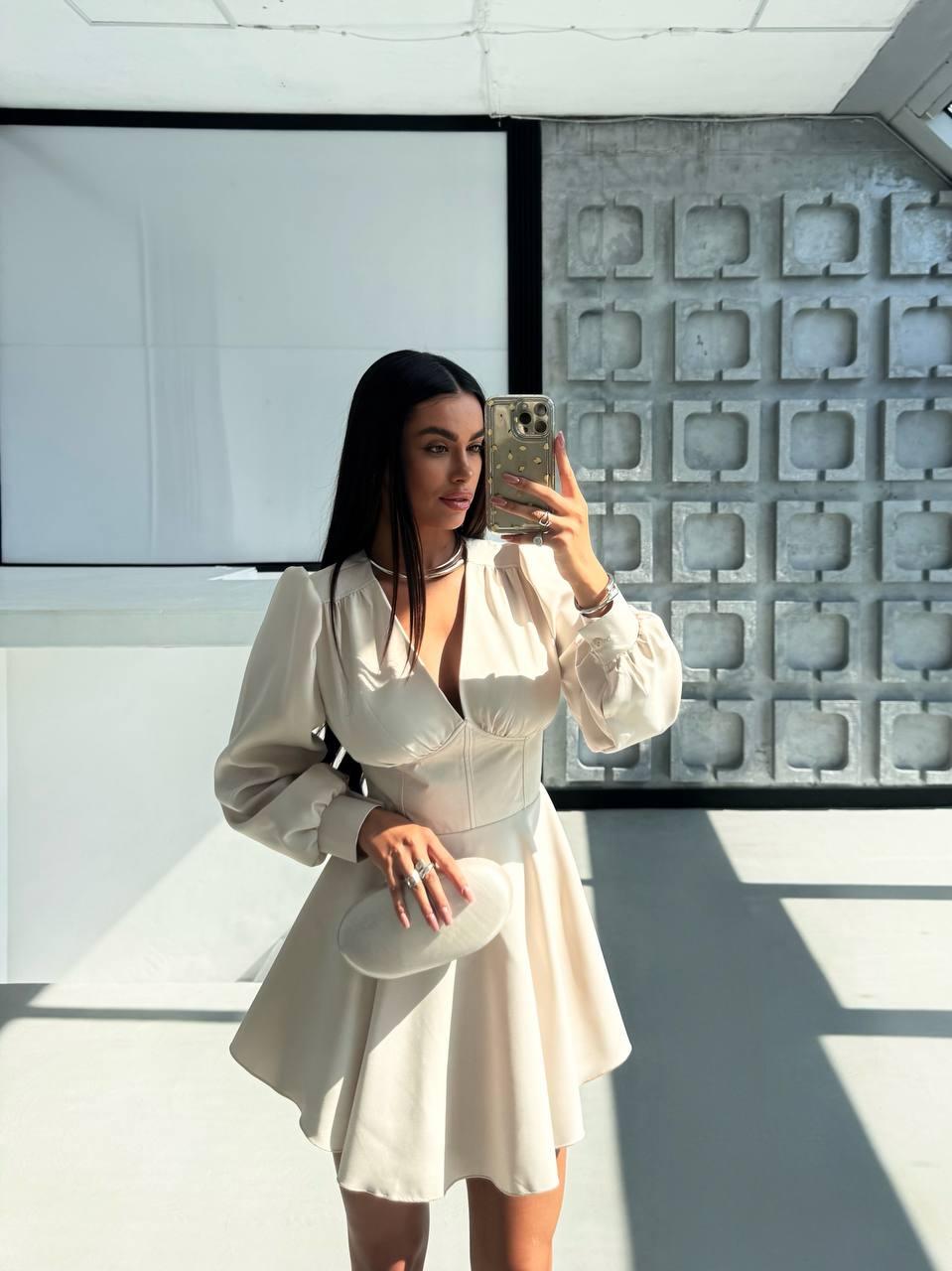 Жіноча корсетна сукня-комбінезон із шортами, фото 1