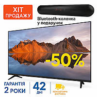 Samsung Smart TV 4K телевізор 2025 рік Ultra HD, LED, IPTV, T2 42 дюйми WIFI Збірка Корея Самсунг Андроїд 15