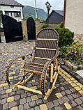 Крісло качалка із лози «Еліт", фото 8