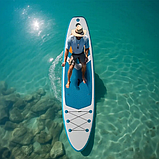 САП дошка синя стрілка для серфінгу, сапборд для веслування стоячи, фото 2