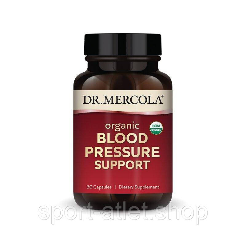 Екстракт виноградних кісточок Dr. Mercola Organic Blood Pressure Support, 30 капсул для підтримки рівня артеріального тиску, фото 1