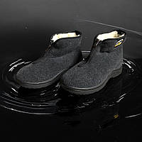 Теплые тапочки чуни Размер 42, Удобная рабочая обувь, Обувь зимняя рабочая JM-421 для мужчин