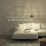 Дизайнерська ретро-лампа Arcus матовий нікель, фото 2