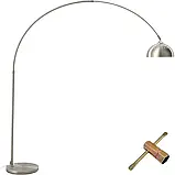 Дизайнерська ретро-лампа Arcus матовий нікель, фото 6