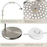 Дизайнерська ретро-лампа Arcus матовий нікель, фото 7