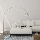 Дизайнерська ретро-лампа Arcus матовий нікель, фото 8