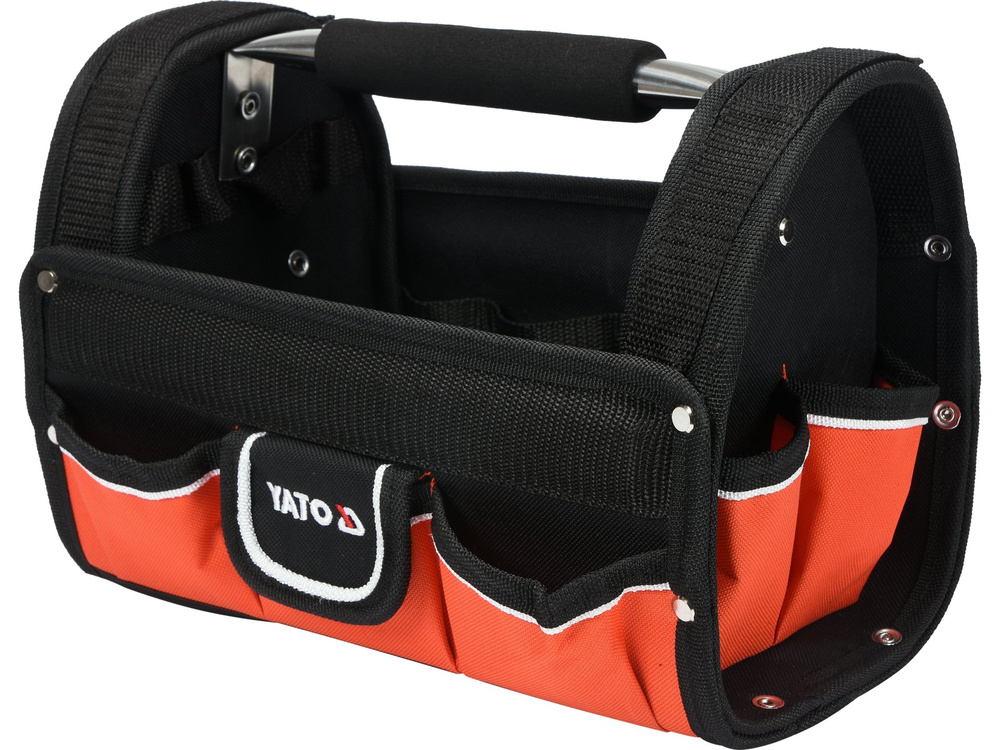 Відкрита скринька для інструментів 12 дюймів із трубчастою ручкою 9 кишень YATO YT-74371, фото 1