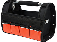 Відкрита скринька для інструментів 12 дюймів із трубчастою ручкою 9 кишень YATO YT-74371, фото 2