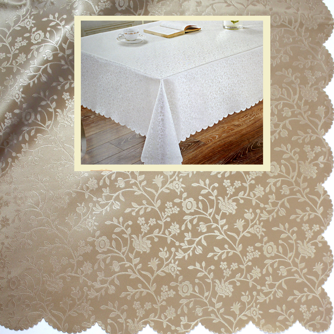 Скатертина 140х220 см 7D No1903-1/39247(30)