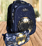Шкільний рюкзак хлопчику 1 2 3 клас, портфель з пеналом та ортопедичною спинкою для першокласника, фото 7