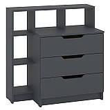 Комод на 3 ящики з надбудовою 3+5 дуб сонома, фото 2