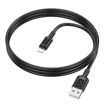 Кабель USB Borofone BX111 Lightning 2.4A, чорний