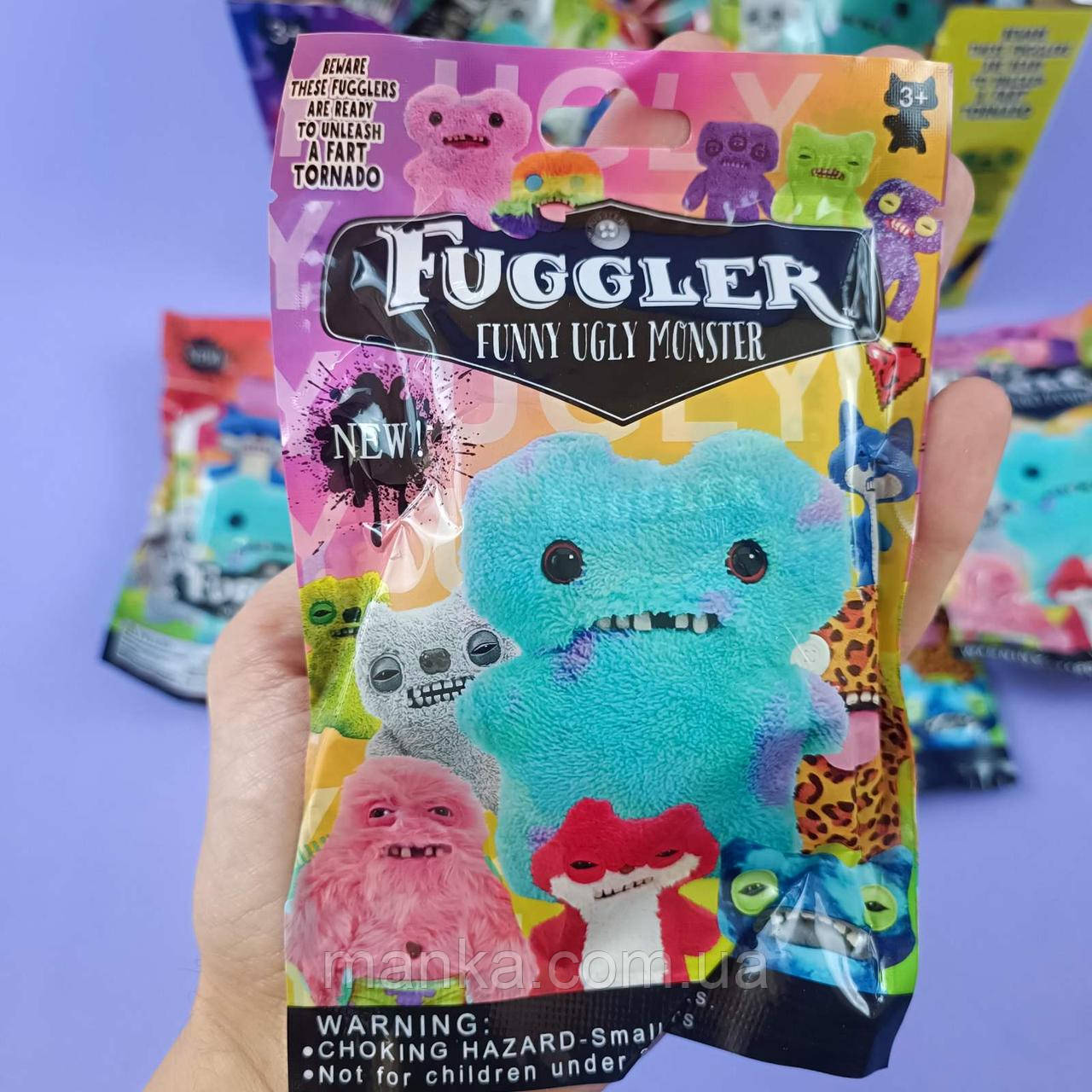 М`яка іграшка брелок пластиковий Фуглер Fuggler  з зубами страшненький улюбленець Фаглер, фото 1