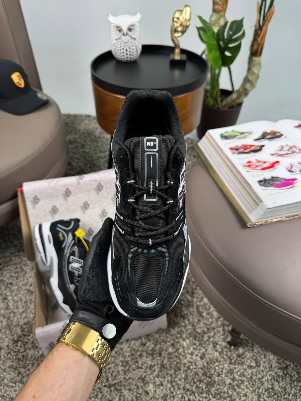 Чоловічі кросівки New Balance 758 Black White, кеди чоловічі замша шкіра текстиль чорні термо. Чоловіче взуття