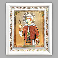 Ікона Філафтея Румунська свята, лик 15х18 см, в білому дерев'яному кіоті