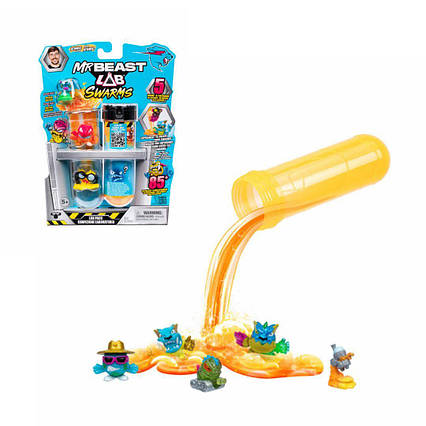 Лабораторія у пробірці Atomic Swarms 5, ігровий набір MrBeast Lab (124721)