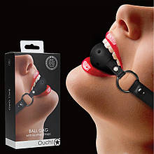 Класичний кульковий кляп Ouch! Ball Gag