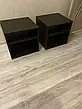 Відкрита приліжкова тумбочка з полицями маленька сучасна, фото 6