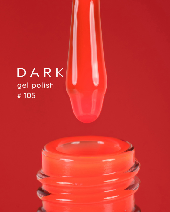 Dark gel polish 105, 10 ml, фото 1