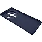 Чохол Soft Silicone Case Full для Honor Magic 6 Lite (Dark Blue), фото 2