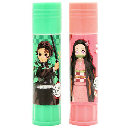 Клей-олівець Yes 8 г PVP з принтом "Demon Slayer", міцний і зручний (320300)