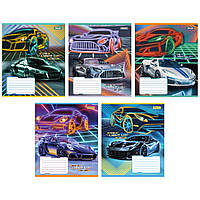 Тетрадь А5, 48 л, клетка, яркая обложка Lights Up, серия YES School (767099)