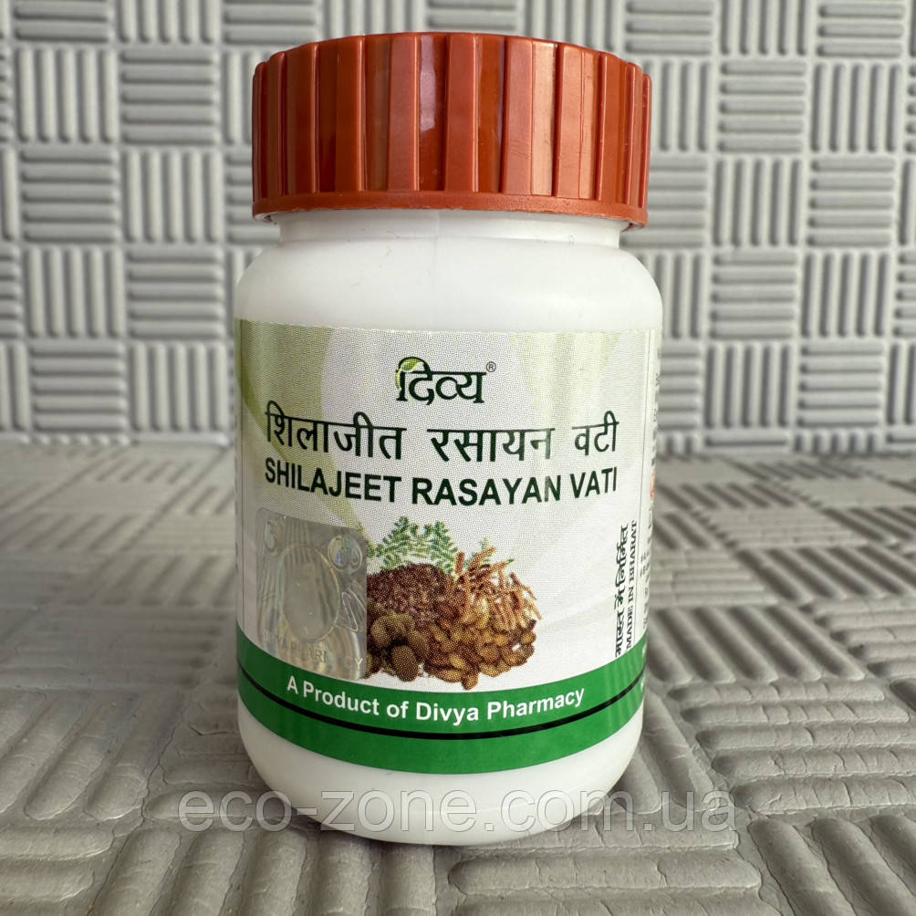 Шиладжит Расаян Ваті 120 таб. Для суглобів Дів'я Патанджалі / Shilajit rasayan. Індія. Термін до 07/2027, фото 1
