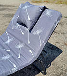 Розкладачка "Марія" М-60 з матрацом 60 мм — ліжко з матрацом і подушкою, фото 4