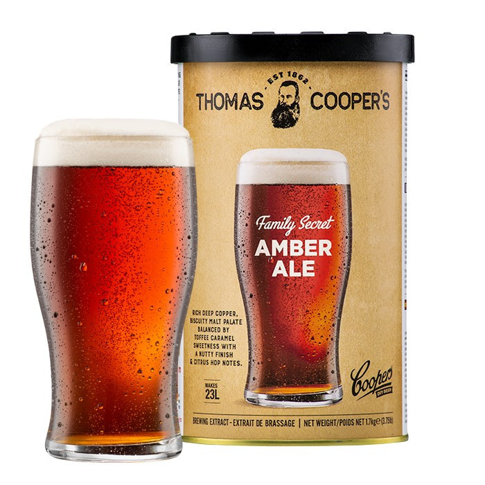 Пивоварний екстракт Thomas Coopers Family Secret Amber Ale на 23 л, фото 1