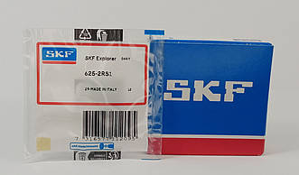 Підшипник 625-2RS SKF (180025) розміри: 5*16*5 кульковий радіальний закритий