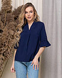 Блуза жіноча з вирізом у кольорах Гурт Роздріб Дроп 23099, фото 2