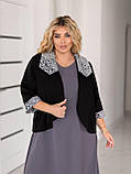 Костюм жіноча сукня та піджак у кольорах 9688, фото 9