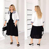 Костюм жіноча сукня та піджак у кольорах 9688, фото 8