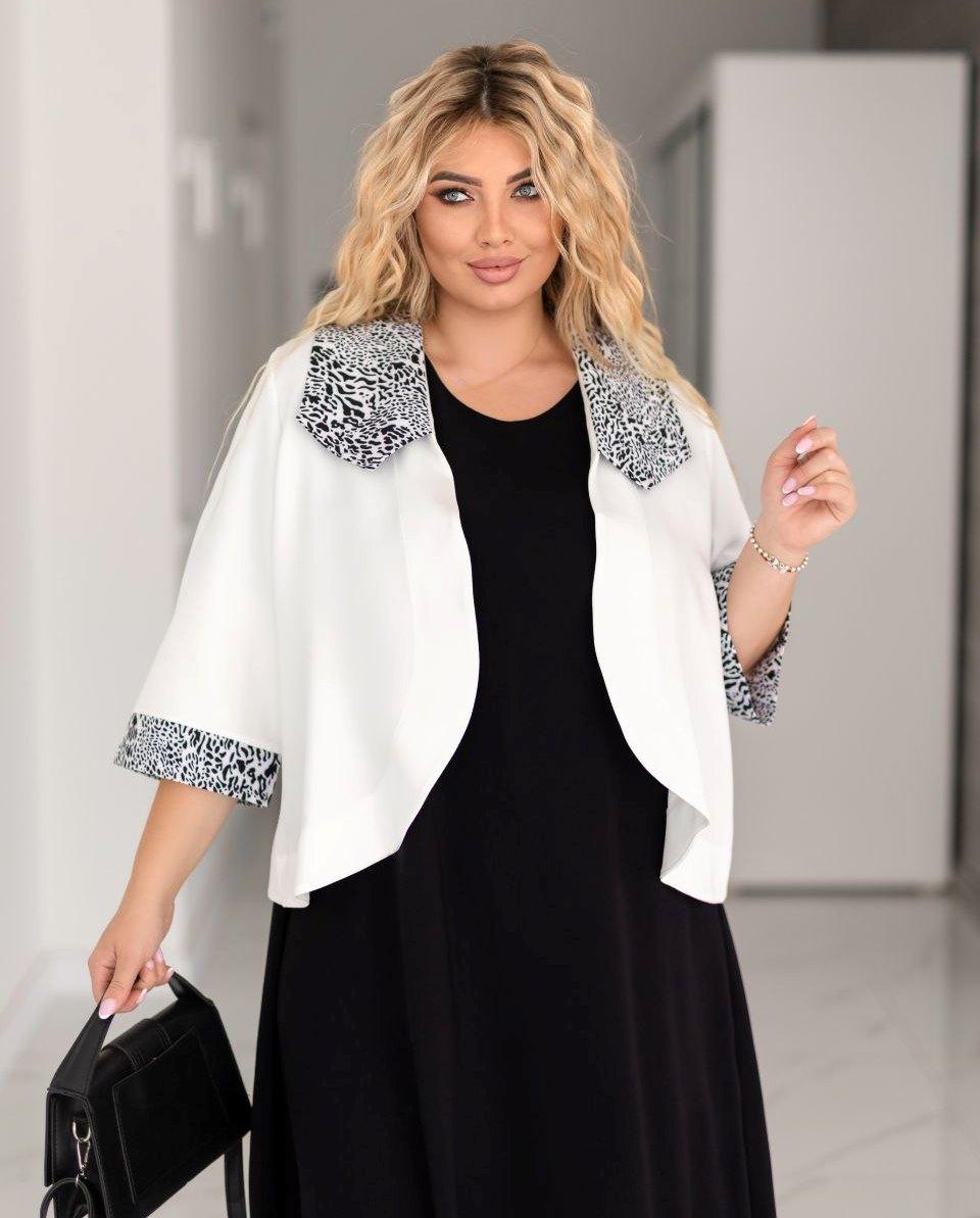 Костюм жіноча сукня та піджак у кольорах 9688, фото 1