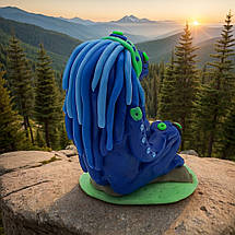 Флуоресцентна пластикова фігурка ручної роботи / Колекційна статуетка сувенір для інтер'єру, фото 5