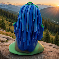 Флуоресцентна пластикова фігурка ручної роботи / Колекційна статуетка сувенір для інтер'єру, фото 2