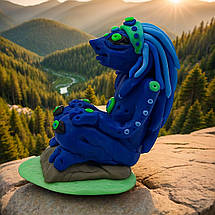 Флуоресцентна пластикова фігурка ручної роботи / Колекційна статуетка сувенір для інтер'єру, фото 4