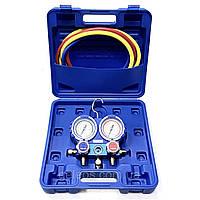 Манометричний колектор Value R32, R410a, R22, двохвентильний, шланги 90 см