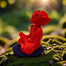 Фігурка ручної роботи, що світиться, з термопластика / Авторська декоративна статуетка на подарунок, фото 2