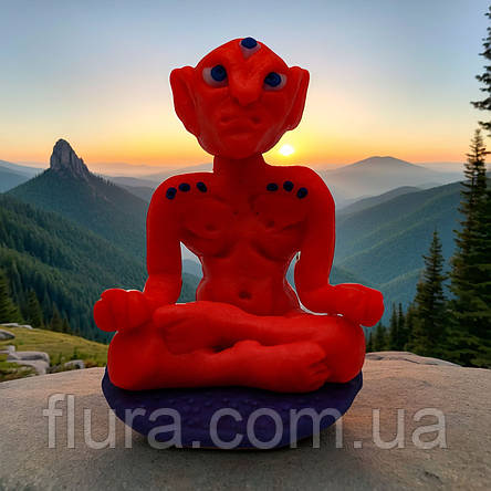 Фігурка ручної роботи, що світиться, з термопластика / Авторська декоративна статуетка на подарунок, фото 1