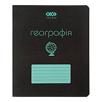 Зошит ZiBi предметний BLACK 48 аркушів клітинка, географія (ZB.1700-06)
