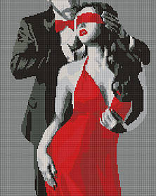 Алмазна мозаїка/вишивка Пристрасна пара. 18+ 40*50 см Ідейка AMO 8177