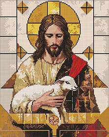 Алмазна мозаїка/вишивка Релігія. Геометрія благодаті 40*50 см Ідейка AMO 8198