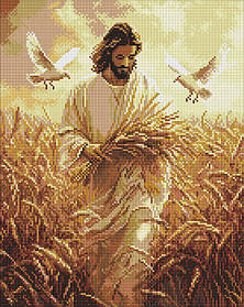 Алмазна мозаїка/вишивка Релігія. Жнива мрії 40*50 см Ідейка AMO 8204