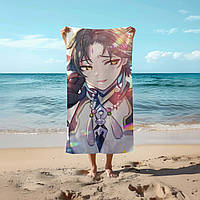 Аніме рушник Геншин Імпакт (Genshin Impact) 78 на 140 см, код 1