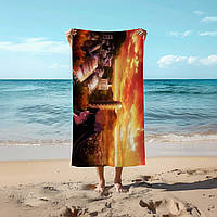 Аніме рушник Амнезія сутінкової діви 78 на 140 см, код 13