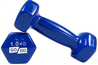 Гантелі Sprinter 2х1.0кг для фітнесу з вініловим покриттям пара