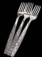 Три десертні вилки з СРСР-17 см, клеймоЗиШ НІЖ, ціна 90 коп, актуально як столові вилки для дітей, чудовий